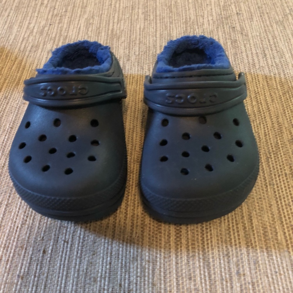 Navy Blue Crocs